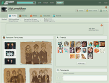 Tablet Screenshot of lillylovesarose.deviantart.com