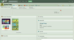 Desktop Screenshot of idesignthings.deviantart.com