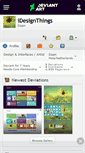Mobile Screenshot of idesignthings.deviantart.com