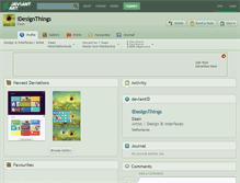 Tablet Screenshot of idesignthings.deviantart.com