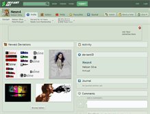Tablet Screenshot of neon4.deviantart.com