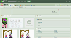 Desktop Screenshot of netsnail.deviantart.com