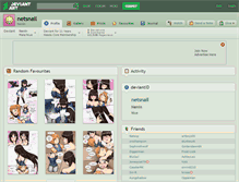 Tablet Screenshot of netsnail.deviantart.com