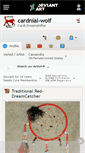 Mobile Screenshot of cardnial-wolf.deviantart.com