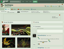 Tablet Screenshot of hardtoname.deviantart.com