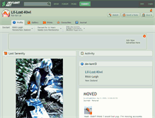 Tablet Screenshot of lil-lost-kiwi.deviantart.com