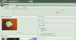 Desktop Screenshot of gumiber.deviantart.com
