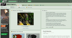 Desktop Screenshot of digital-dragons.deviantart.com