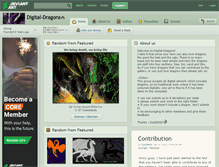 Tablet Screenshot of digital-dragons.deviantart.com