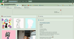 Desktop Screenshot of chocolatebunnykins.deviantart.com