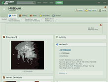 Tablet Screenshot of j-freeman.deviantart.com