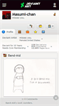 Mobile Screenshot of masumi-chan.deviantart.com