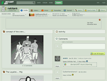 Tablet Screenshot of natstan6.deviantart.com