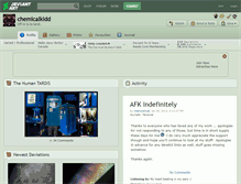 Tablet Screenshot of chemicalkidd.deviantart.com