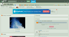 Desktop Screenshot of and-i-walk-alone.deviantart.com
