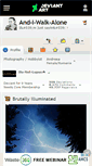 Mobile Screenshot of and-i-walk-alone.deviantart.com