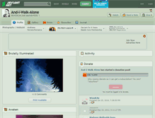 Tablet Screenshot of and-i-walk-alone.deviantart.com