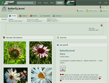 Tablet Screenshot of butterflyjewel.deviantart.com