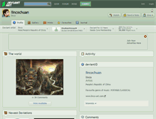 Tablet Screenshot of lincochuan.deviantart.com