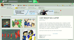 Desktop Screenshot of alienex1234.deviantart.com