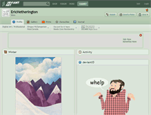 Tablet Screenshot of erichetherington.deviantart.com