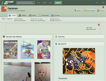 Tablet Screenshot of gazaman.deviantart.com