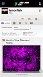 Mobile Screenshot of lemonfish.deviantart.com