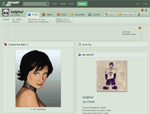 Tablet Screenshot of lusiphur.deviantart.com