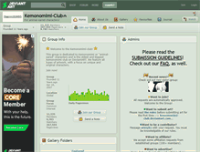 Tablet Screenshot of kemonomimi-club.deviantart.com
