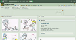 Desktop Screenshot of call-me-ali-baba.deviantart.com