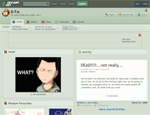 Tablet Screenshot of d-t-a.deviantart.com