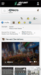 Mobile Screenshot of djnecro.deviantart.com