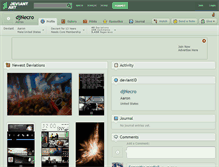 Tablet Screenshot of djnecro.deviantart.com