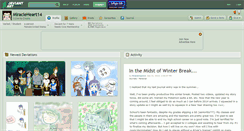 Desktop Screenshot of miracleheart14.deviantart.com