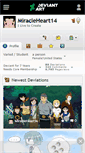 Mobile Screenshot of miracleheart14.deviantart.com