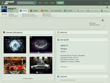 Tablet Screenshot of mico11.deviantart.com