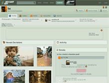 Tablet Screenshot of bx.deviantart.com