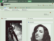 Tablet Screenshot of margaret93.deviantart.com