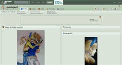 Desktop Screenshot of monicajass7.deviantart.com
