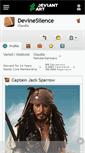 Mobile Screenshot of devinesilence.deviantart.com