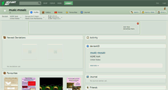 Desktop Screenshot of music-mosaic.deviantart.com