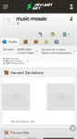 Mobile Screenshot of music-mosaic.deviantart.com