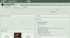Desktop Screenshot of canis-lupus-familiar.deviantart.com