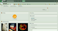 Desktop Screenshot of janiczek.deviantart.com