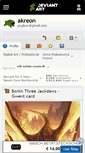 Mobile Screenshot of akreon.deviantart.com