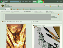 Tablet Screenshot of akreon.deviantart.com