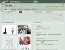 Tablet Screenshot of daisy-chan.deviantart.com