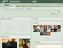 Tablet Screenshot of ioanan.deviantart.com