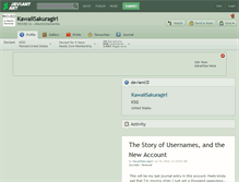 Tablet Screenshot of kawaiisakuragirl.deviantart.com