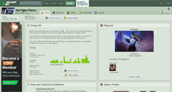 Desktop Screenshot of morrigan-fans.deviantart.com